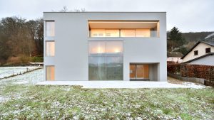 Villa Maison Facade CFArchitectes Luxe Haut-Standing Luxembourg Architecte